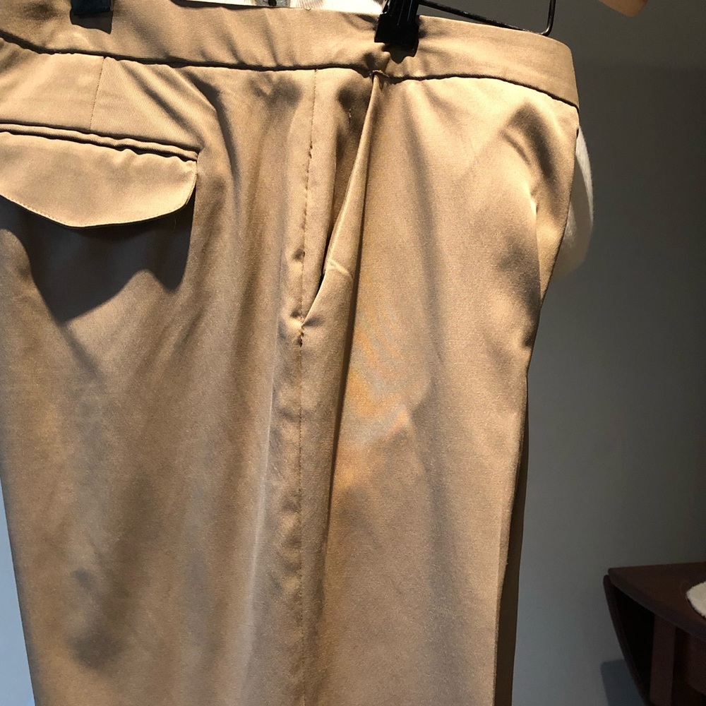 Talbots classic khaki trouser straight leg - Picture 5 of 6